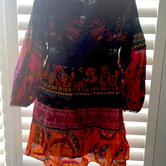 Farm Rio Mixed Patchwork Mini Dress - Picture 10 of 10